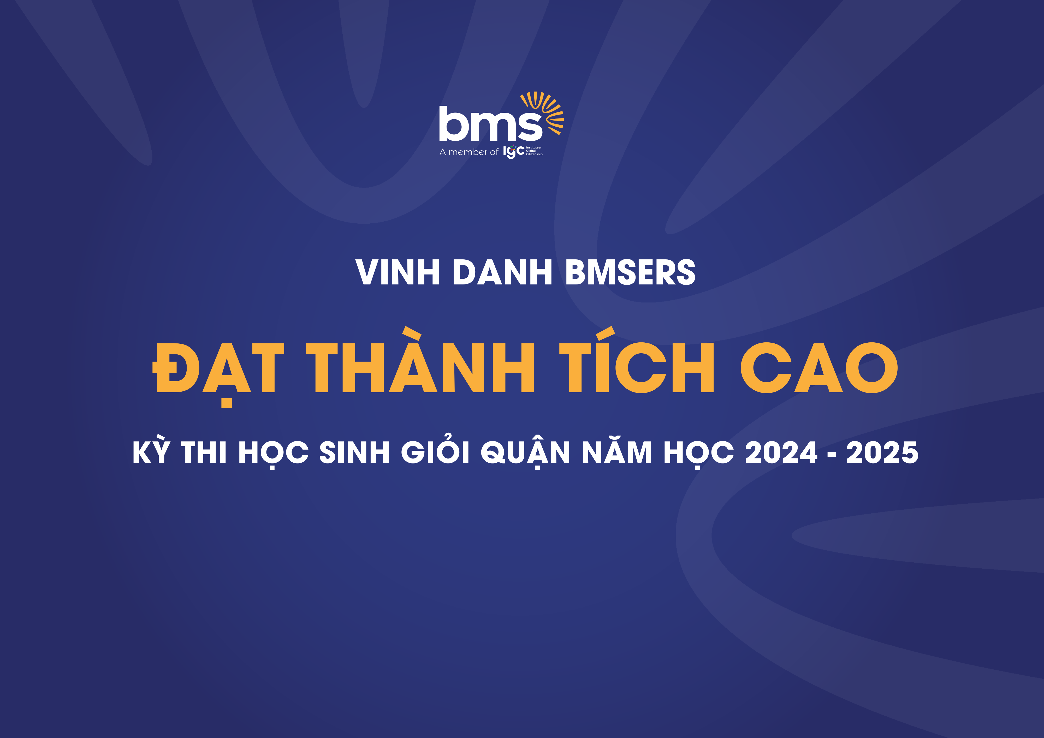Chúc mừng học sinh BMS nhận "cơn mưa"giải thưởng học sinh giỏi cấp Quận năm học 2024 - 2025