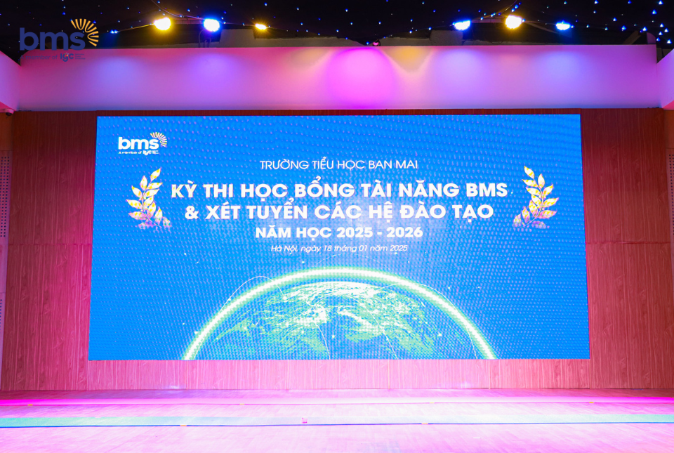 BMS đón chào gần 400 “sĩ tử nhí” tham dự kỳ thi học bổng Tài năng BMS & Xét tuyển các hệ đào tạo năm học 2025 - 2026