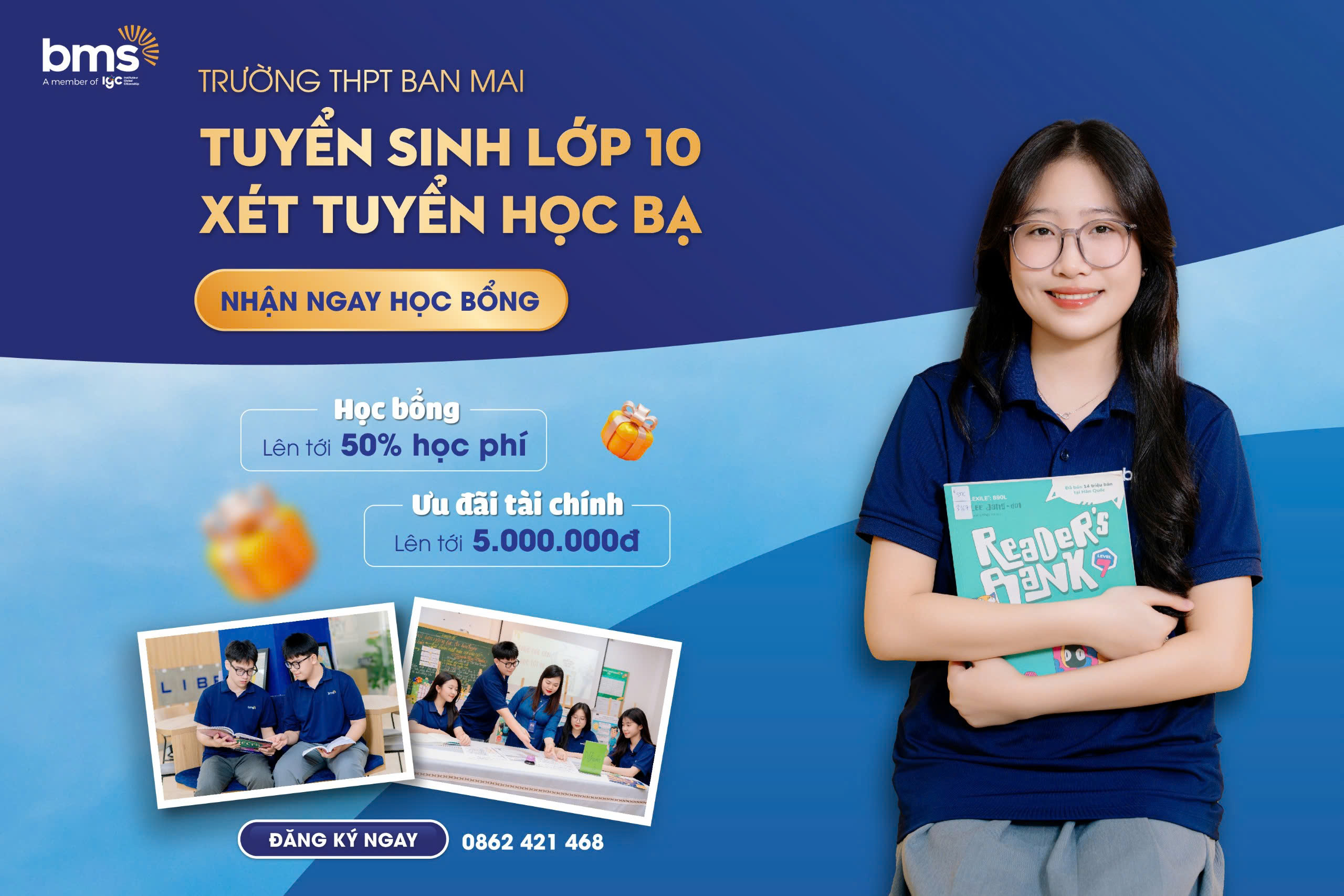 Thông báo đợt xét tuyển cuối cùng bằng học bạ cho học sinh lớp 10